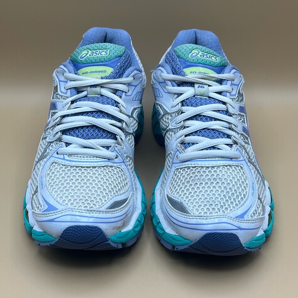 ASICS Gel Nimbus 16 Violet Green Running Shoes - Women’s Size 7.5 (T485N) - Picture 3 of 10